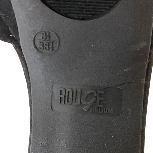 Rouge Helium Shoes Womens Size 8.5 Black Ankle Strap Block Heel Dressy Sandals - Picture 7 of 10